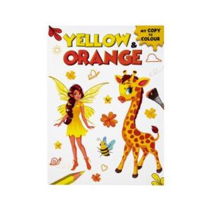 & Copy Yellow Orange Colouring Book