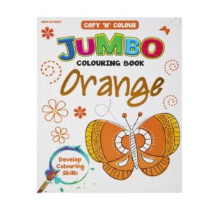Copy Jumbo Orange Colouring Book