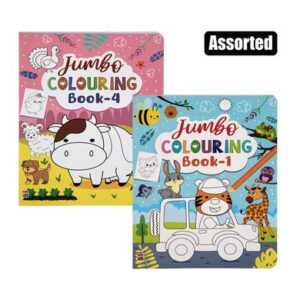 Jumbo 144p Colouring Book – Assorted