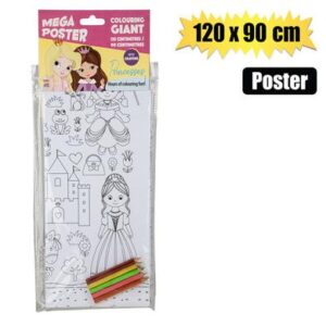 Mega Poster 120 x 90cm Colouring Book