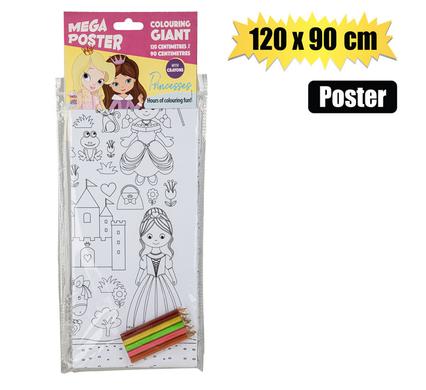 Mega Poster 120 x 90cm Colouring Book