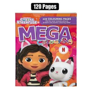 Mega Gabby's 120p Colouring Book