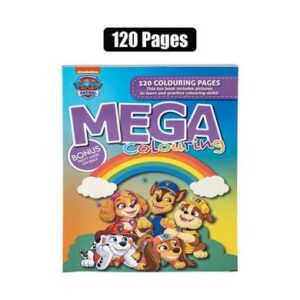 Mega Paw Patrol 120p Colouring Book