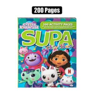 Supa Gabby Dollhouse 200p Colouring Book