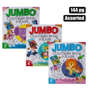Jumbo 144p Colouring Book – Assorted (Style 2)