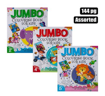 Jumbo 144p Colouring Book – Assorted (Style 2)
