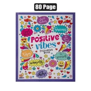 Positive Vibes 80p Colouring Book