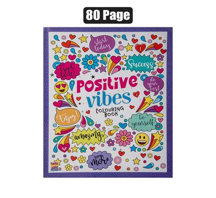 Positive Vibes 80p Colouring Book