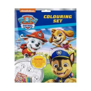 Paw Patrol Set Colouring Book