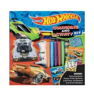 & Activity Hot Wheels Colouring Book