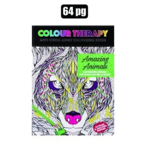 Therapy 64p Des Colouring Book – Assorted