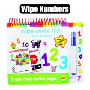 Book Educational Dry Wipe Numbers