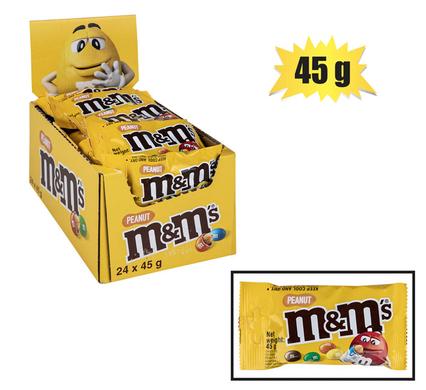 Mars Sweet Choc Mw M&m Coated Peanuts 45g