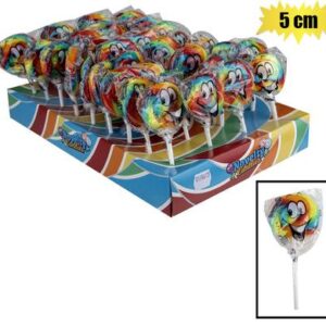 Hellow Sweetie Sweet Lolly Nc Sml Rainbow 5cm