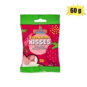 Gordons Sweets Sweet Gummy Gs S/berry Kisses 60g