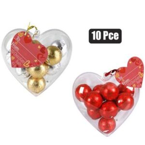 Sweet Choc Rp 10-piece Balls in Heart 45g Md