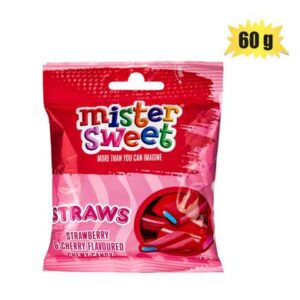 Mister Sweet Sweet Liquorice Ms Straw Chr &sbr 60g Th