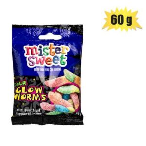Mister Sweet Sweet Gummy Ms Mini Sour Worms 60g