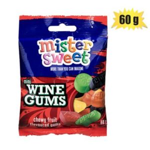 Mister Sweet Sweet Gummy Ms Mini Wine Gums 60g