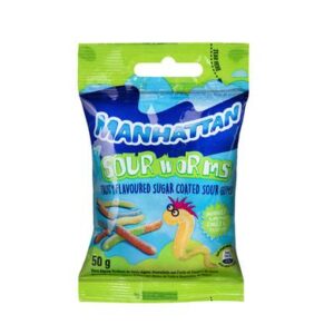 Manhattan Sweet Gummy Mh Mini Sour Worms 50g