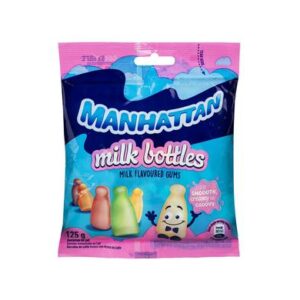 Manhattan Sweet Gummy Mh Milk Bottles 125g