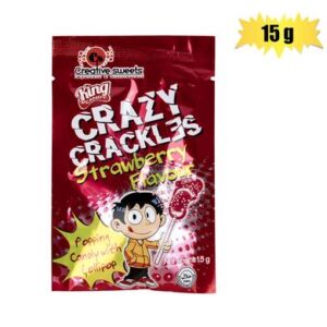 King Candy Sweet Candy Cs Crazy Crackles Strbry 15g