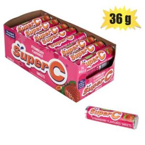 Sweet Candy Mh Super C Strawberry 36g