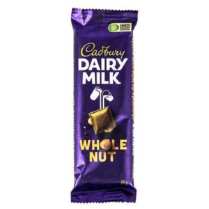 Sweet Choc Cadbury Whole Nut Slab 80g