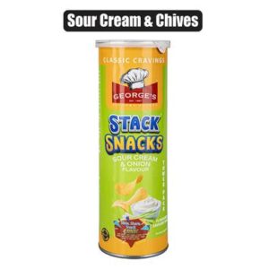 Snack Geo S/cream&onion Stack Crisp 100g