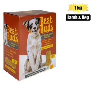 Best Buds Dog Biscuits Lamb & Veg 1kg