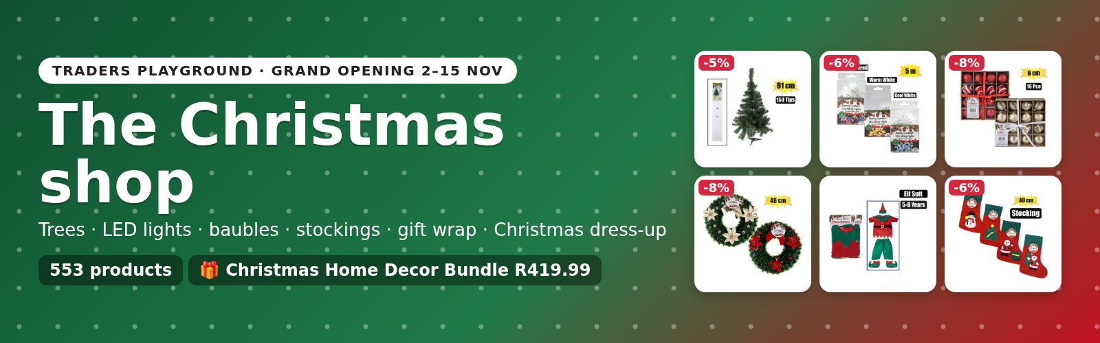 Christmas shop