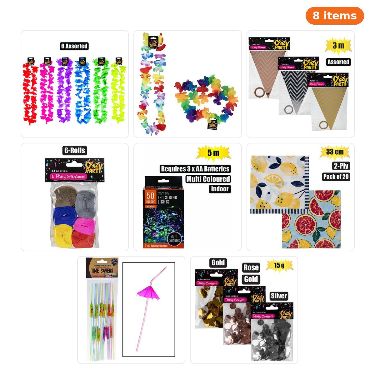 Tropical Party Decor Kit